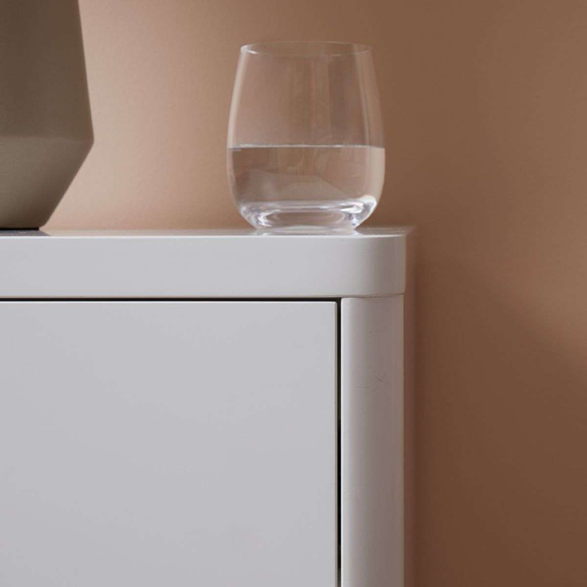 Oslo Bedside Table - White