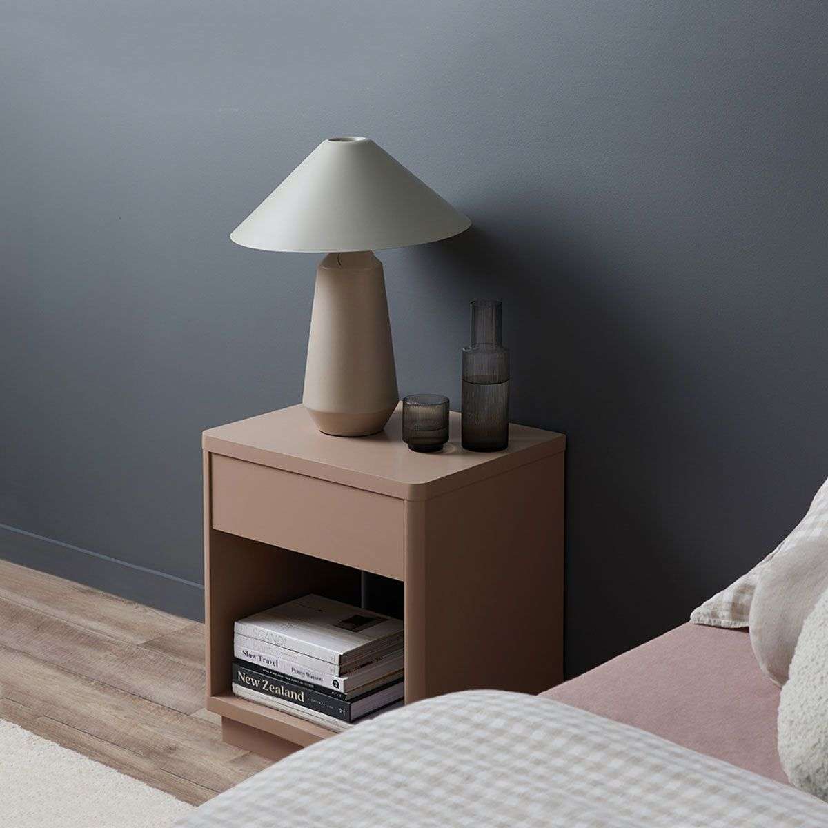 Oslo Bedside Table - Sand