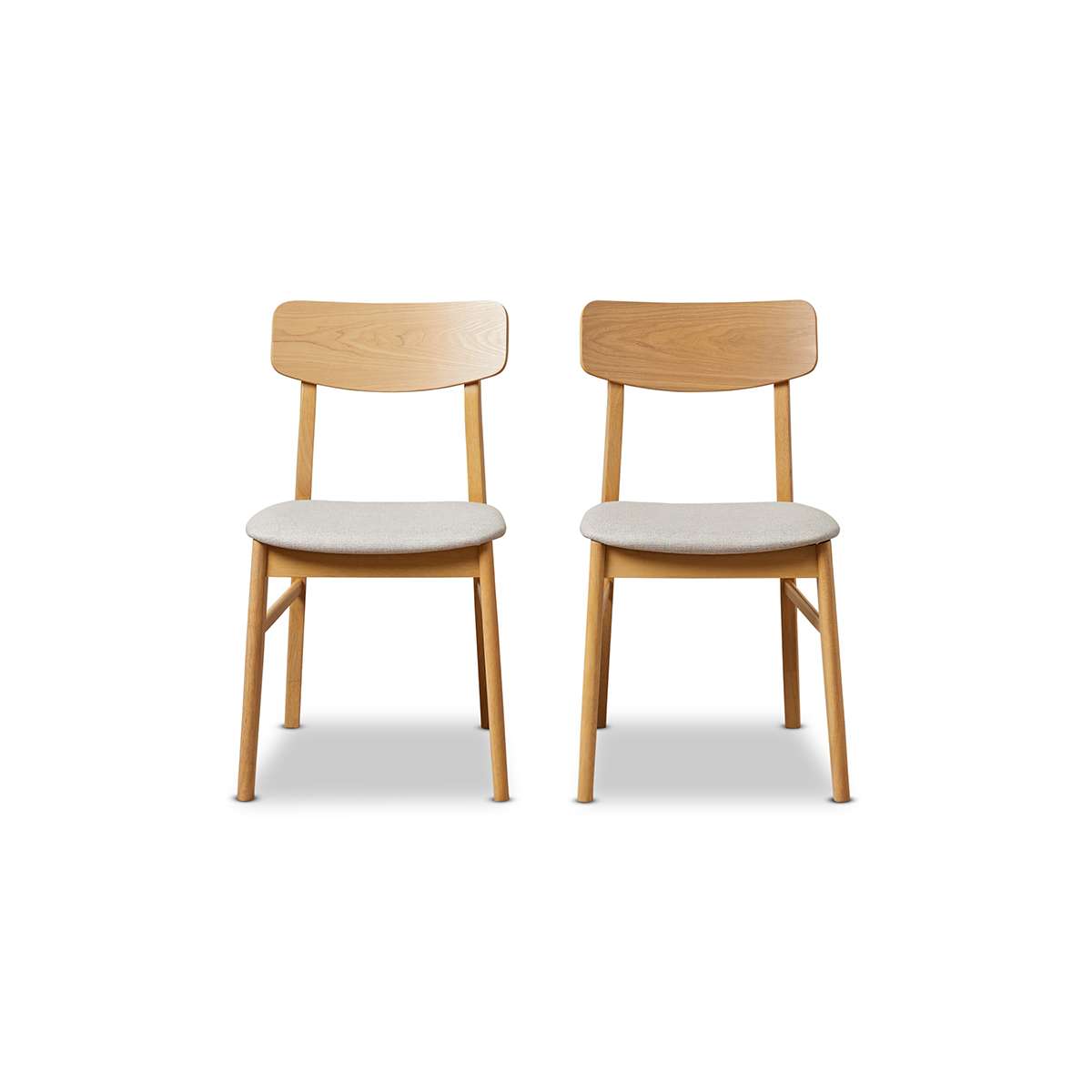 Leon Dining Chair - Set of Two - Natural