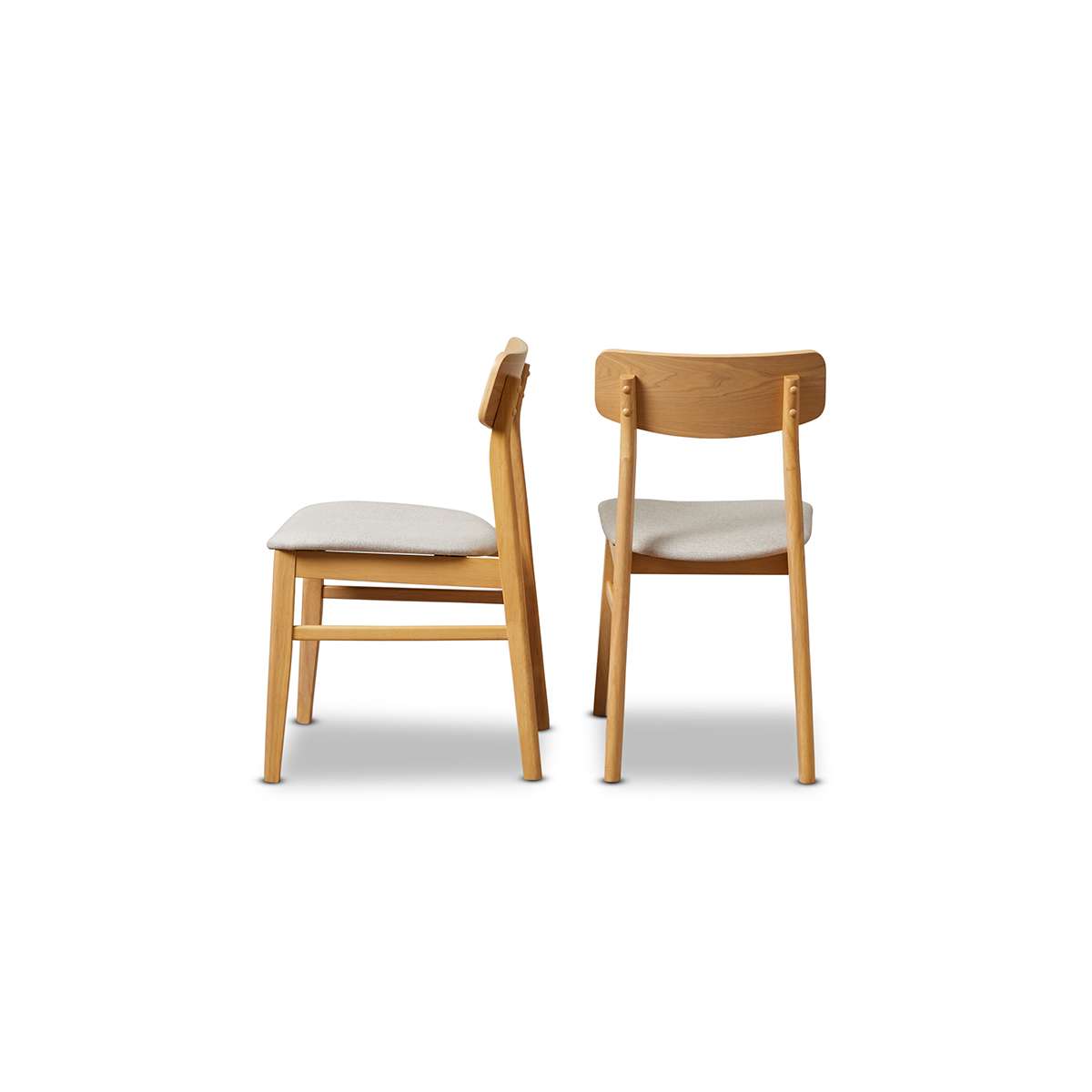 Leon Dining Chair - Set of Two - Natural