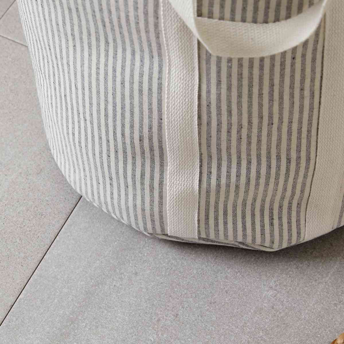 Hamptons Stripe Laundry Hamper