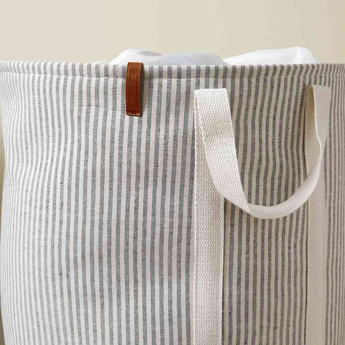 Hamptons Stripe Laundry Hamper