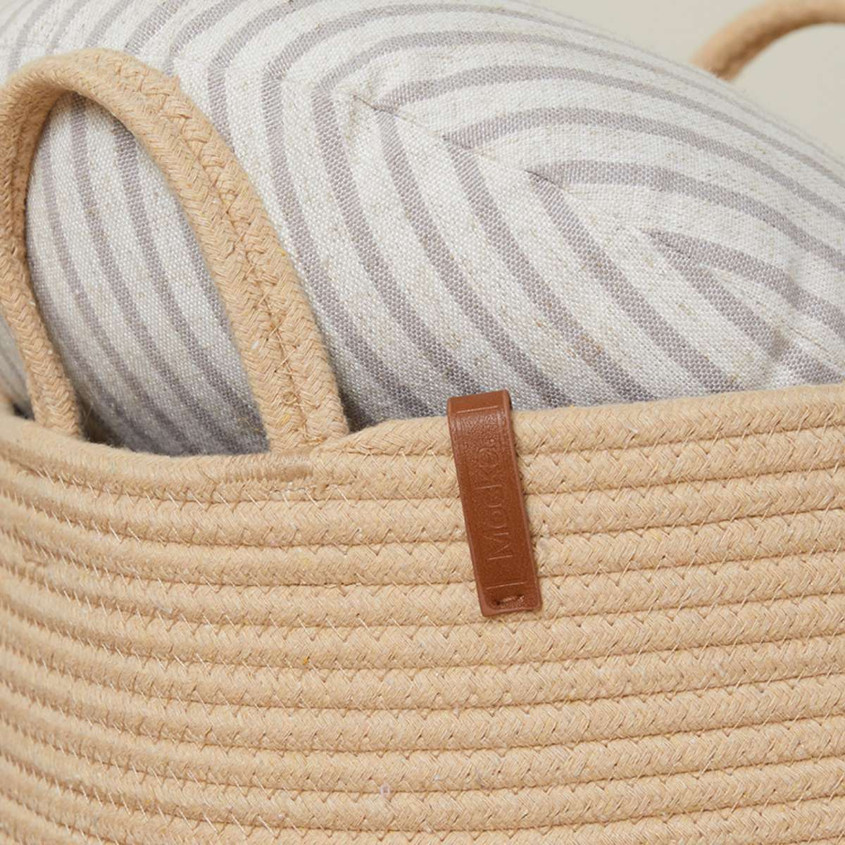 Southampton Cotton Rope Basket - Natural