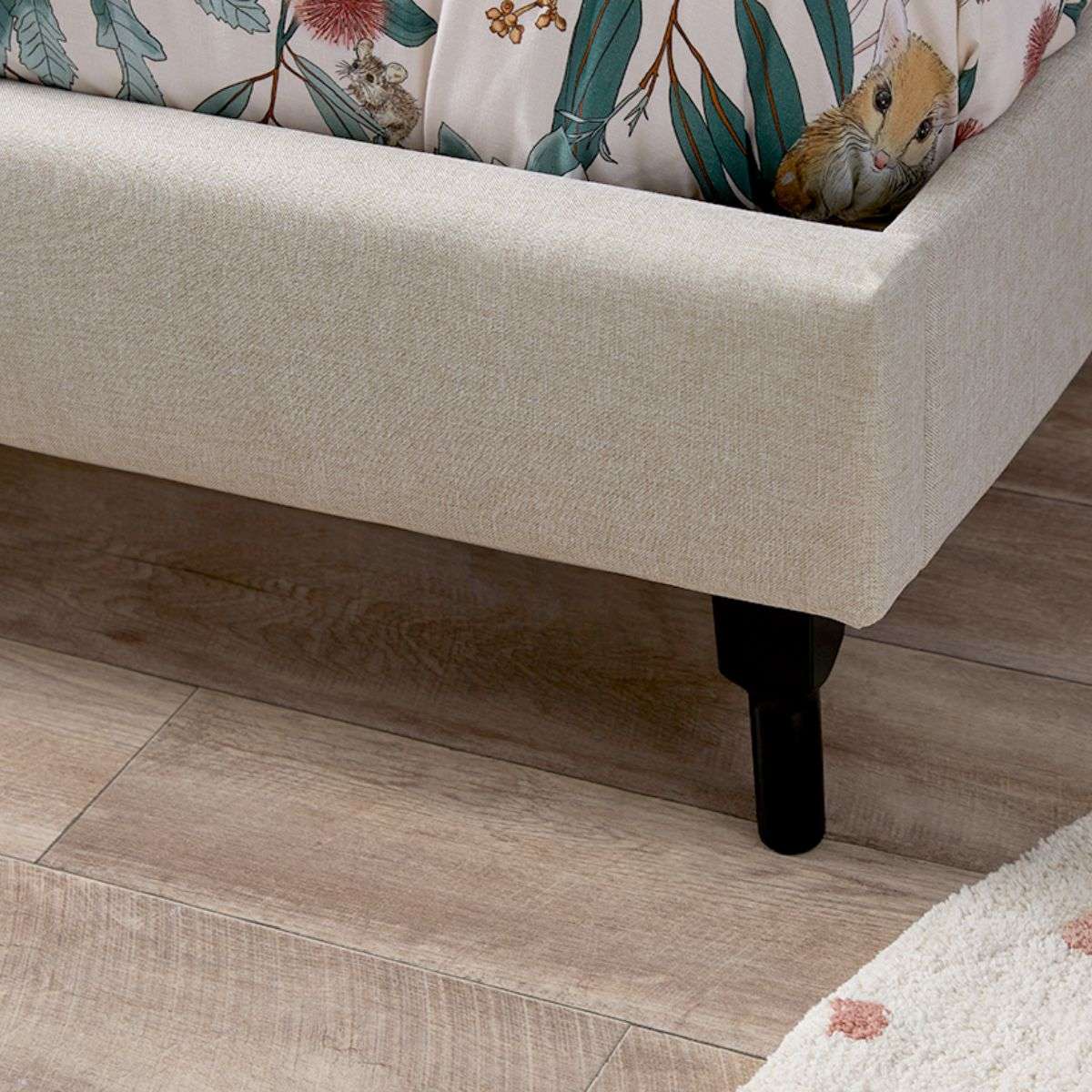 Belinda King Single Bed - Natural