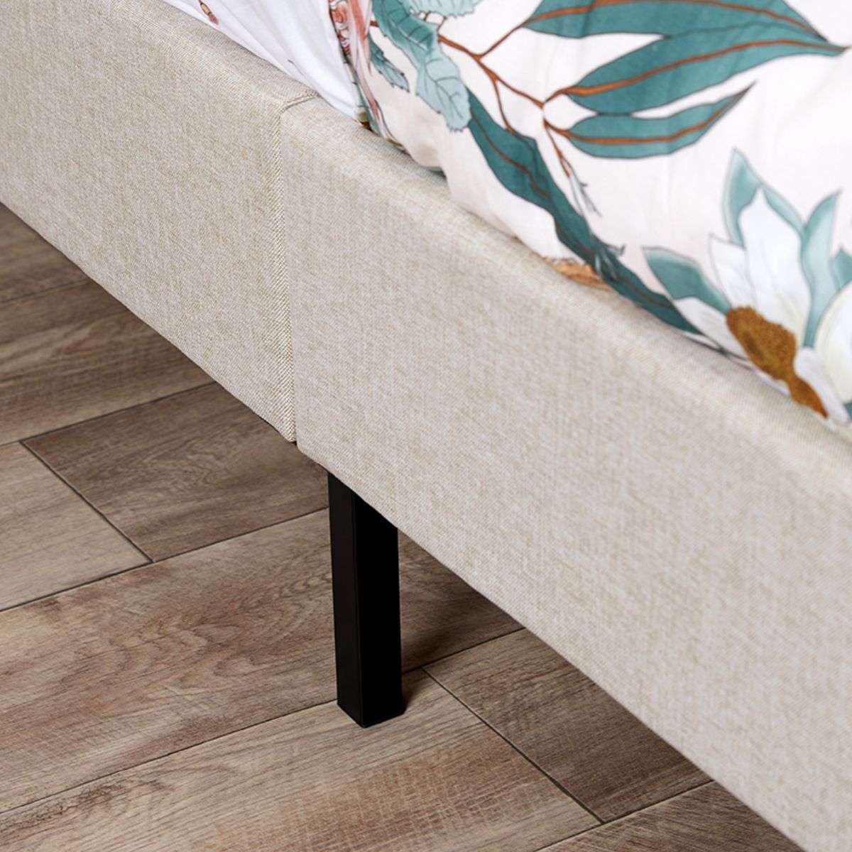 Belinda King Single Bed - Natural