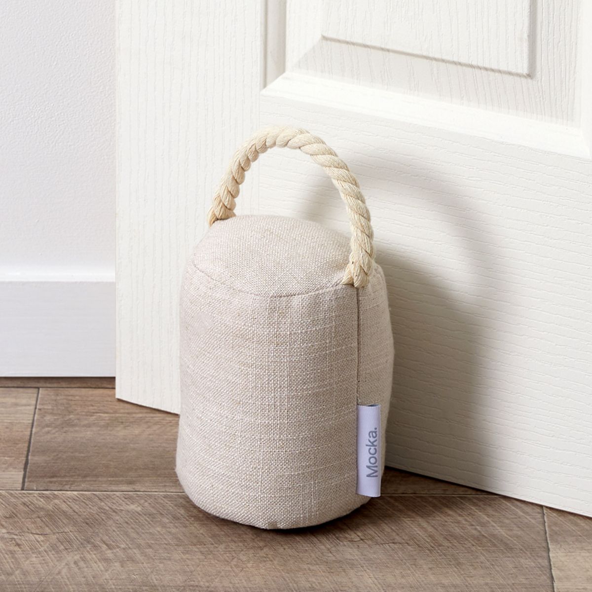Harrison Fabric Doorstop - Natural