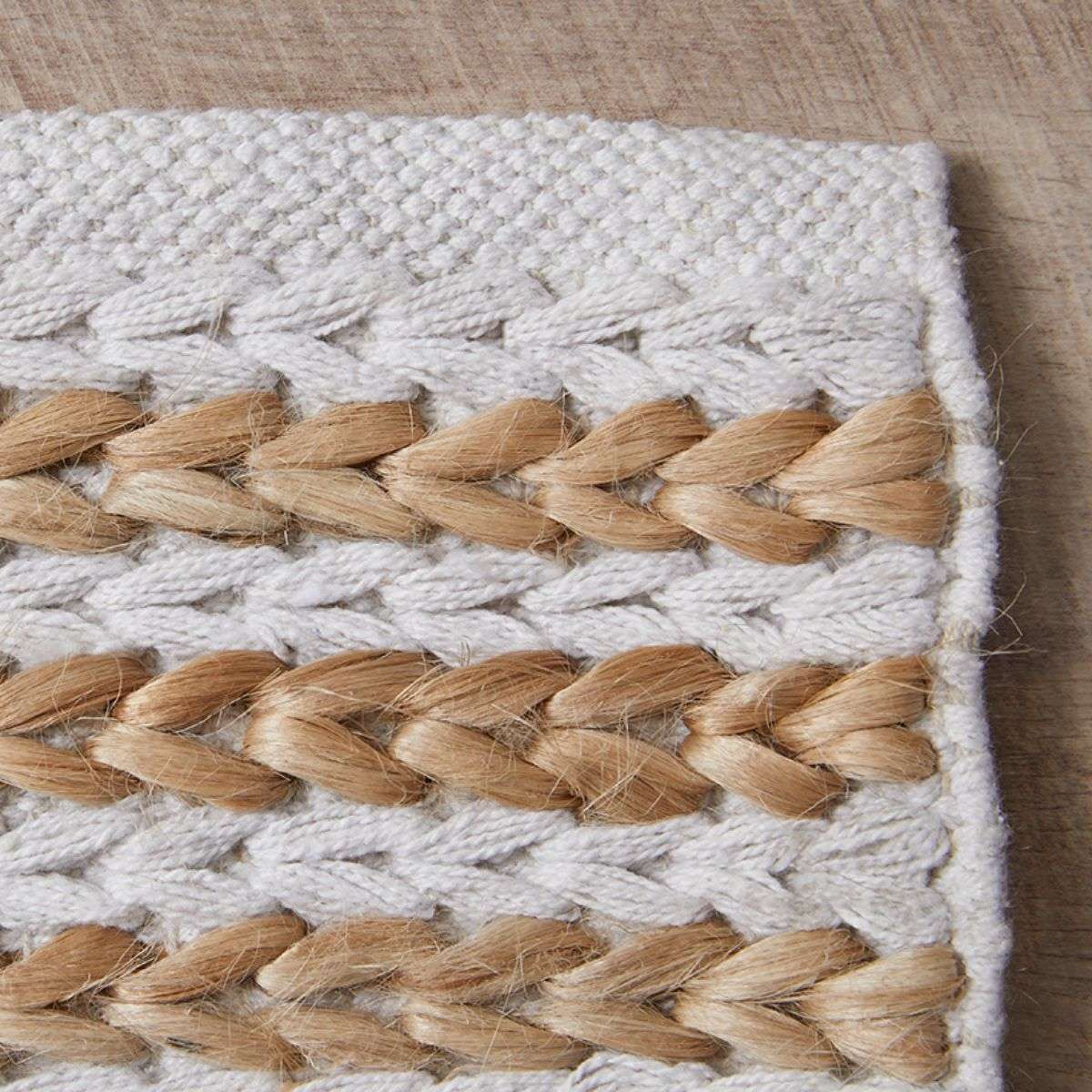 Duke Braided Cotton Jute Rug - Runner