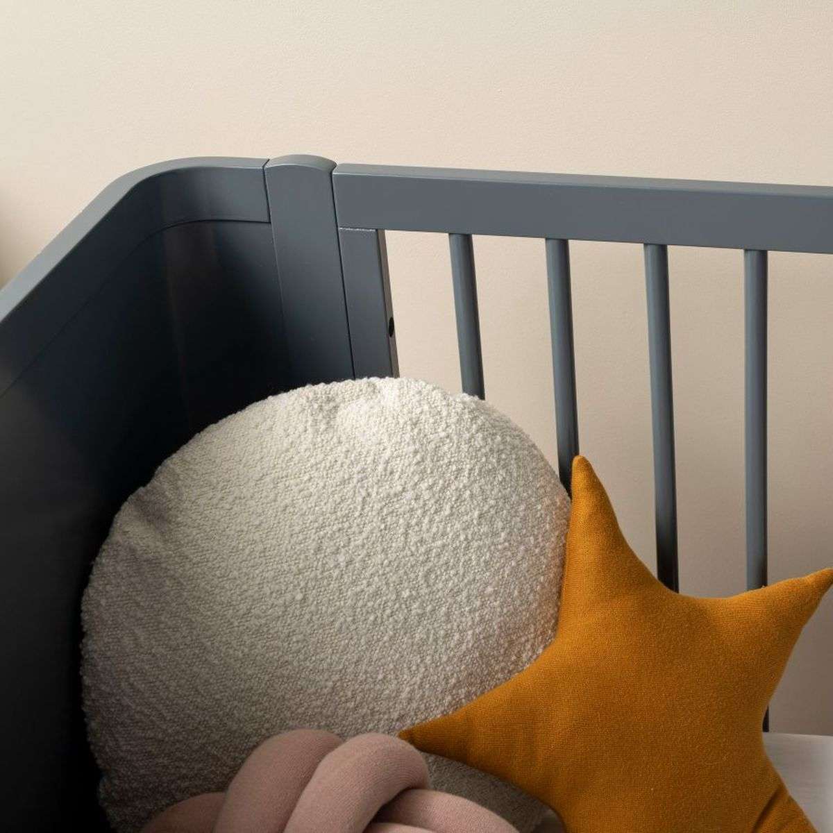 Orlando Contemporary Cot - Charcoal