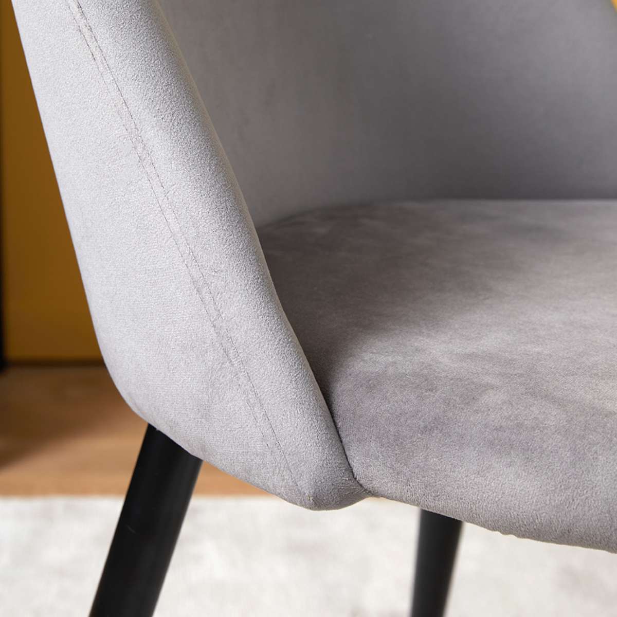 Londyn Dining Chairs - Set of 2 - Grey