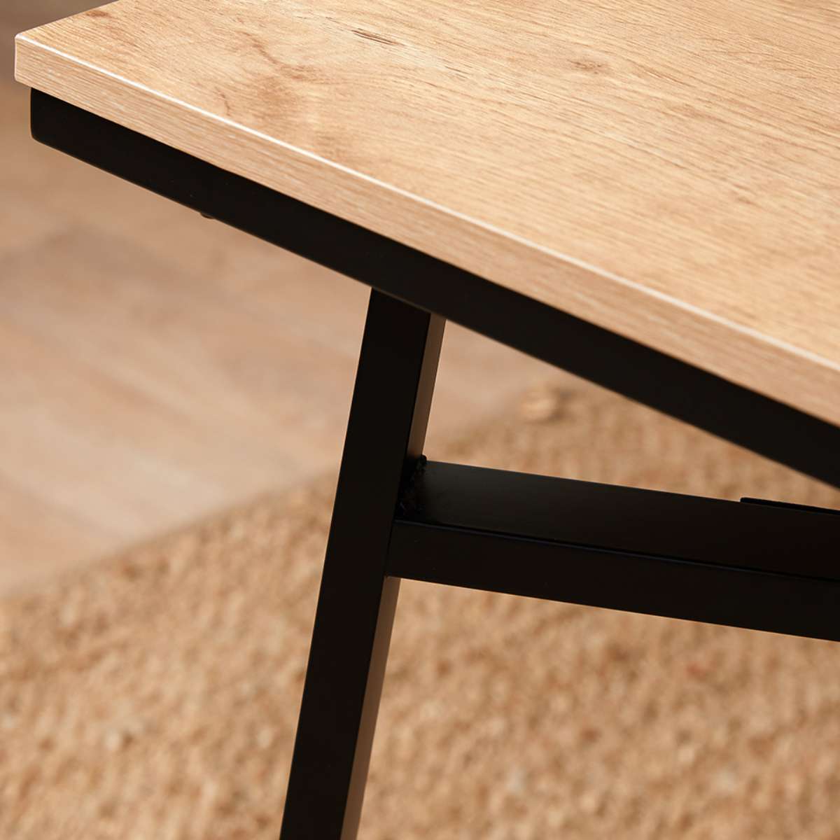 Reese 6 Seater Dining Table - Black