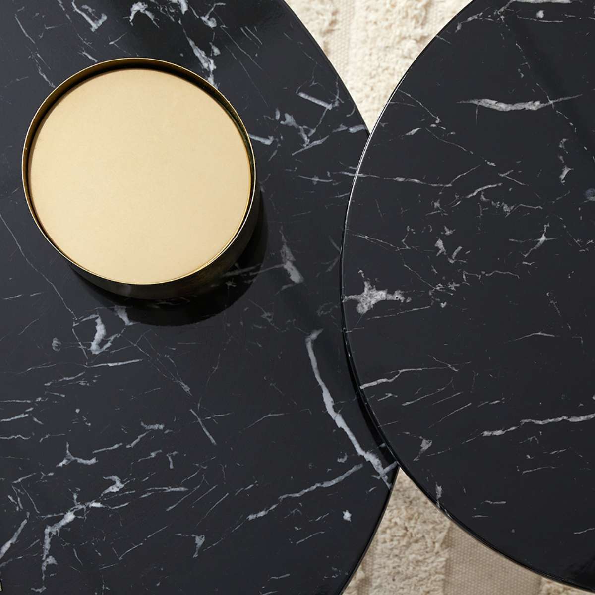 Lewis Coffee Table - Set of 2 - Black