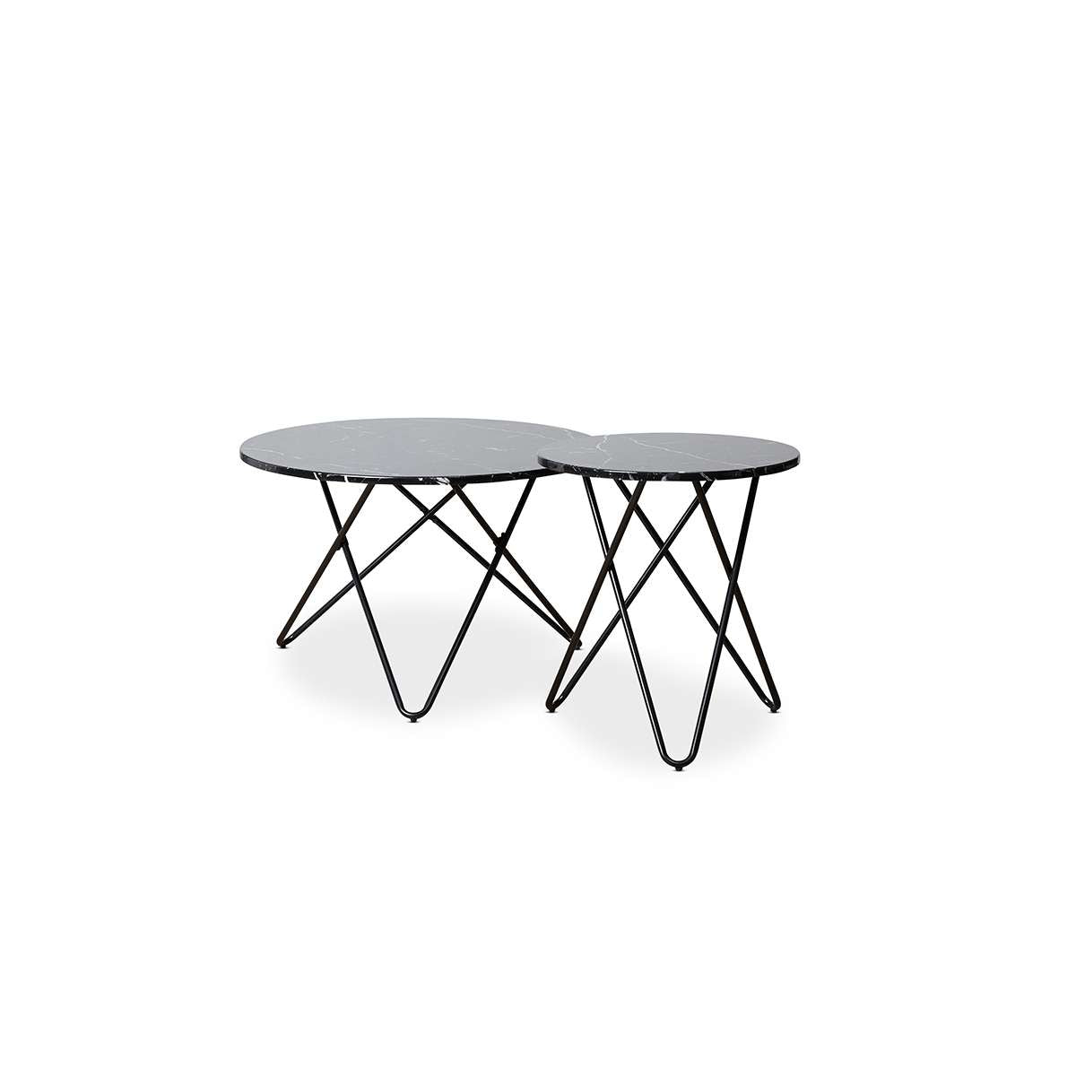 Lewis Coffee Table - Set of 2 - Black