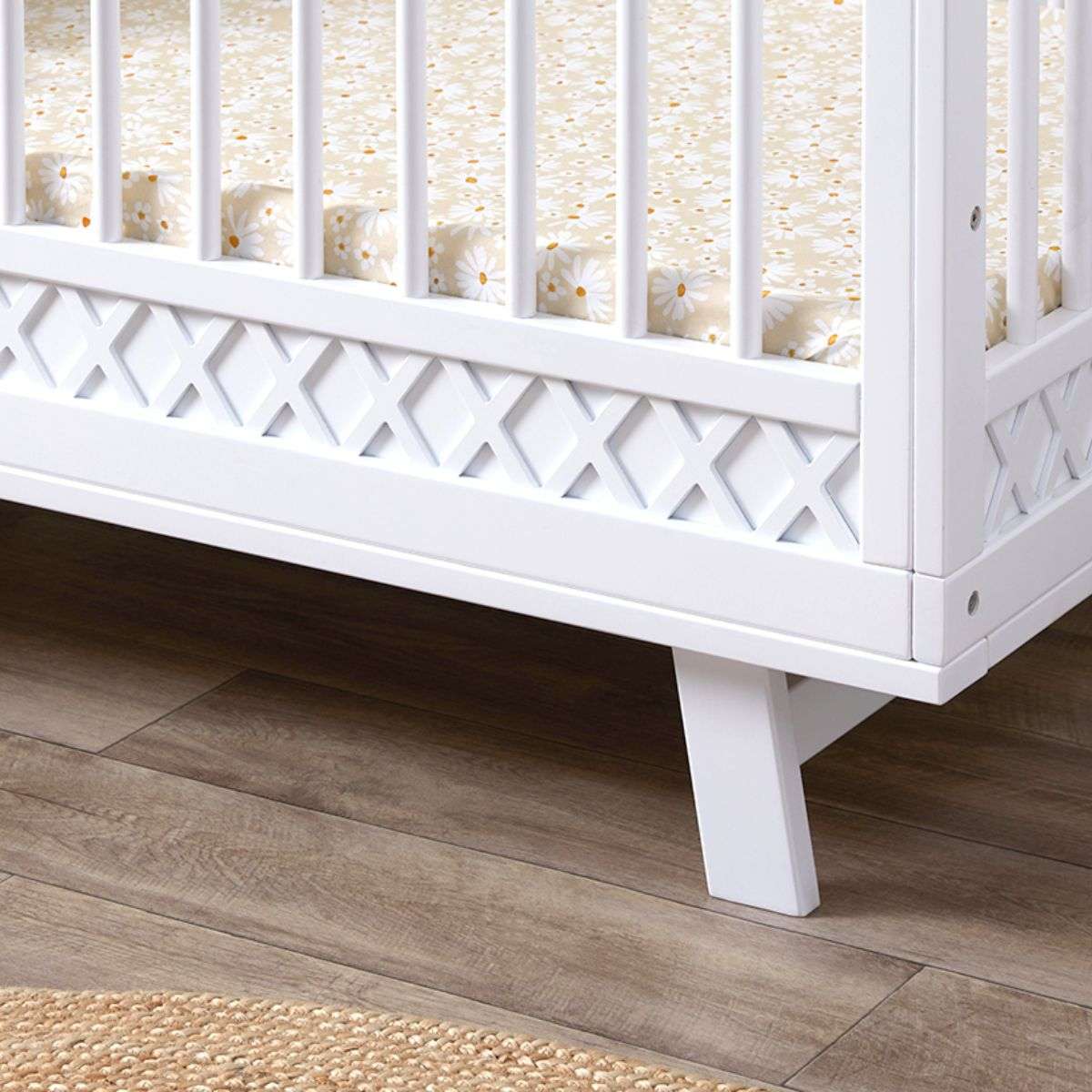 Genevieve White 3-in-1 Cot Conversion Bundle