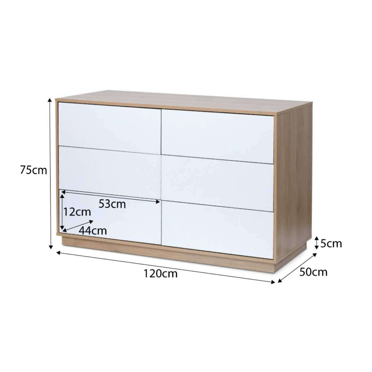 Avoca Six Drawer