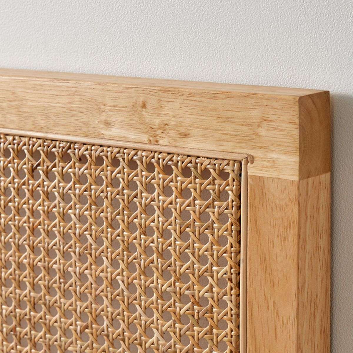Dillon Rattan Queen Bedhead - Natural