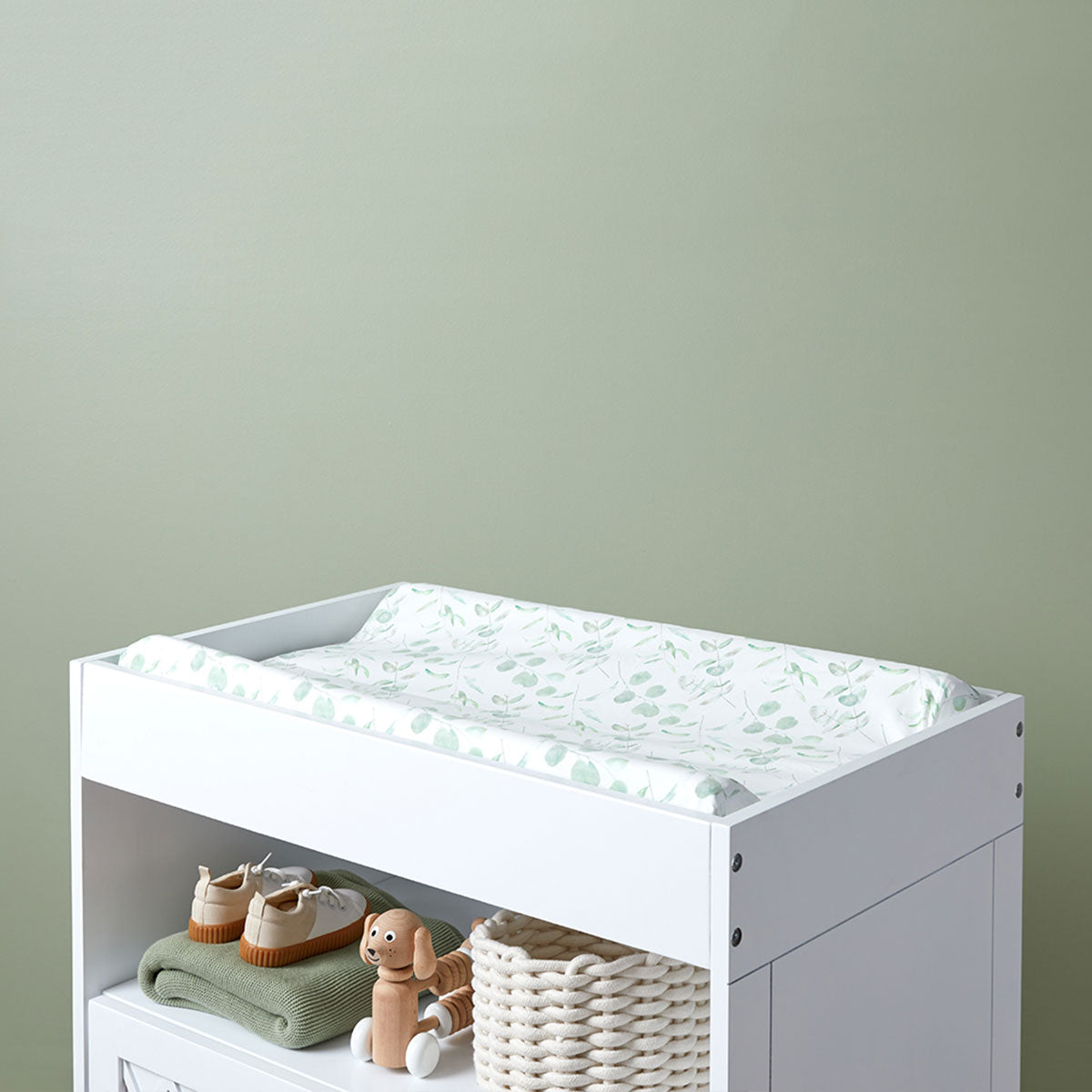 Mocka Change Mat Cover - Eucalyptus