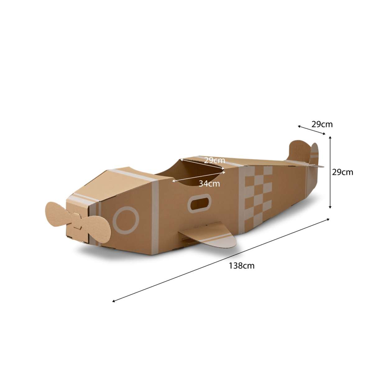 Cardboard Art Plane
