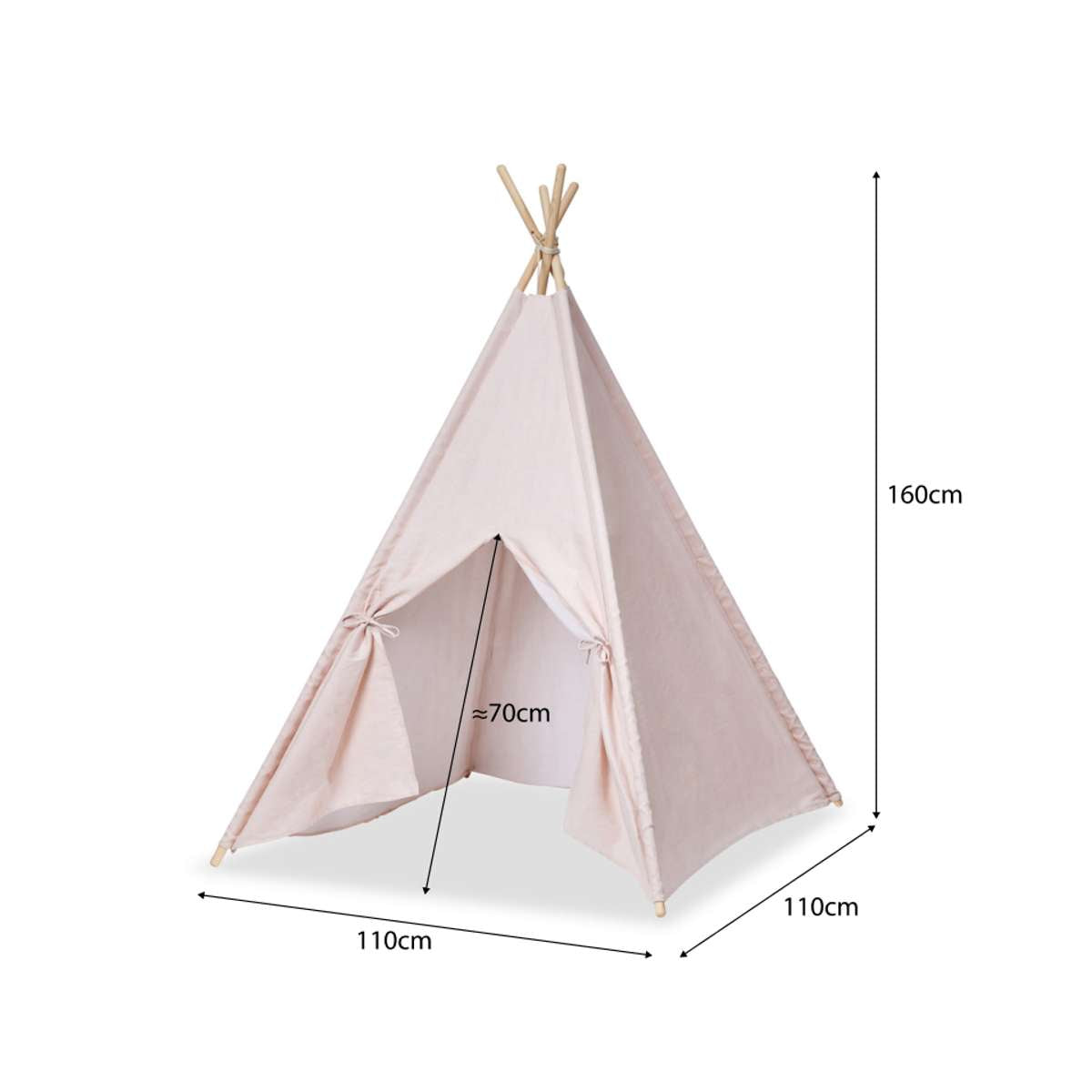 Henley Teepee - Blush Pink