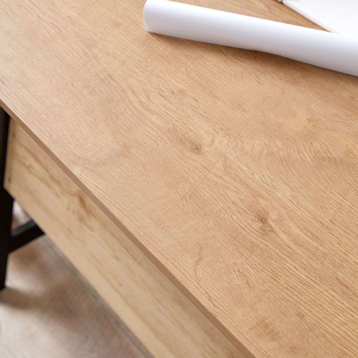 Brixton Trestle Desk - Black