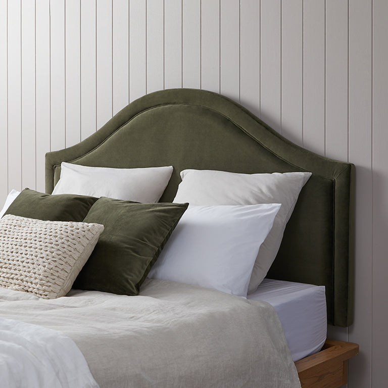 Serpentine Queen Bedhead - Olive Green