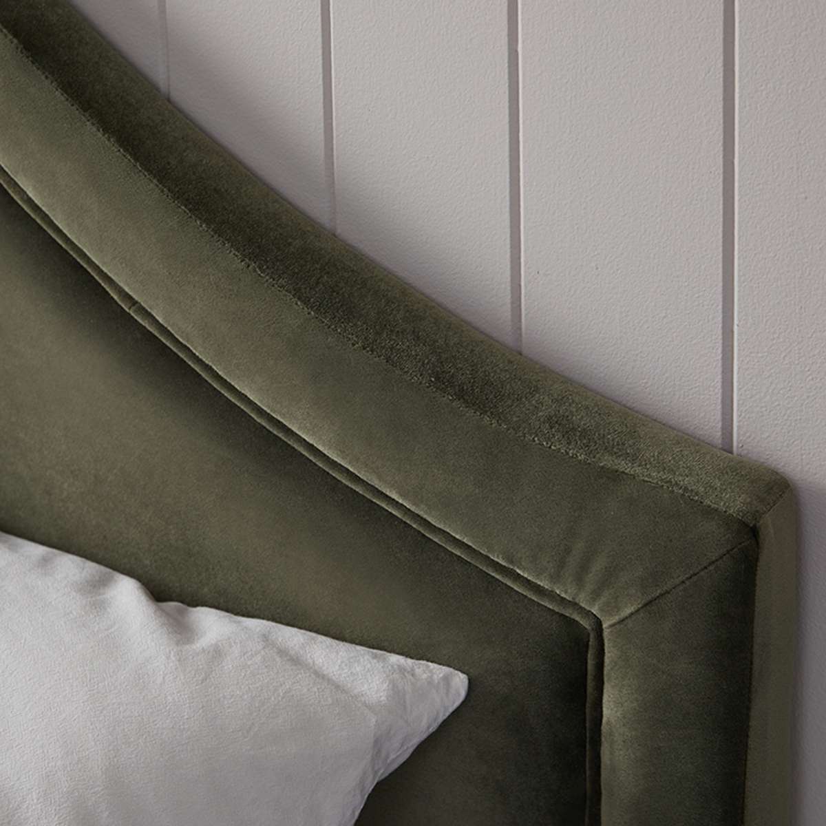 Serpentine Queen Bedhead - Olive Green