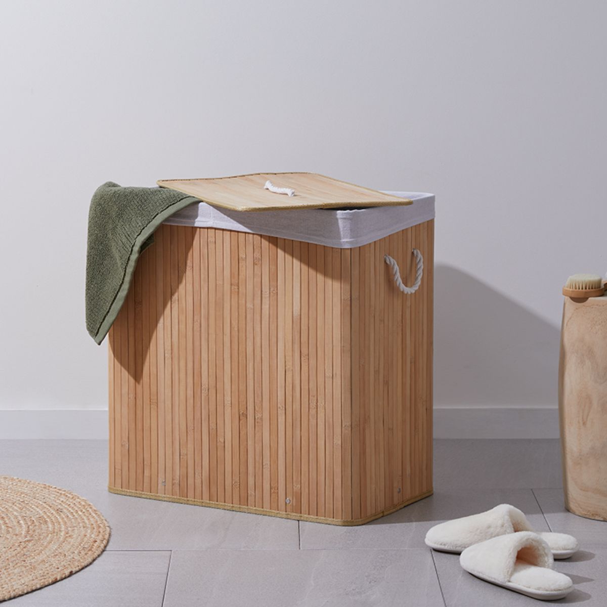 Kata Double Laundry Hamper