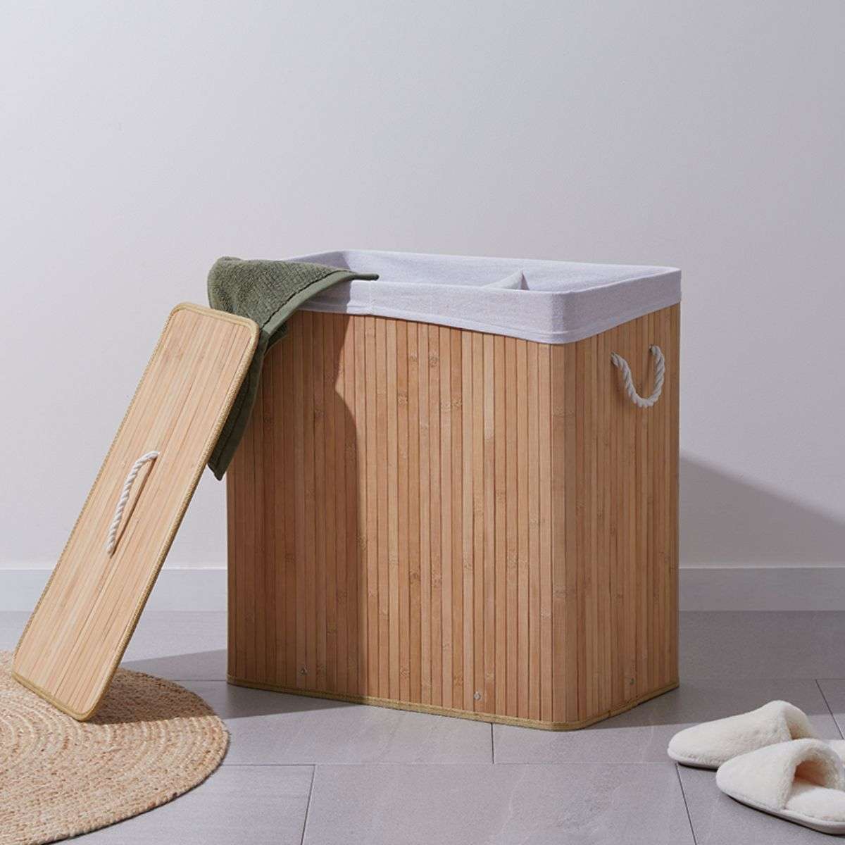 Kata Double Laundry Hamper