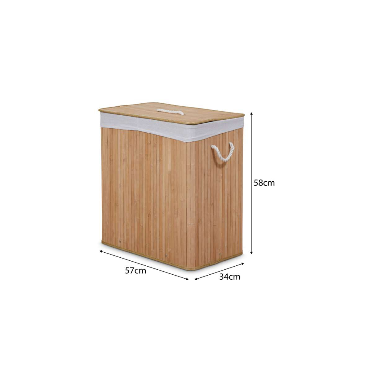 Kata Double Laundry Hamper