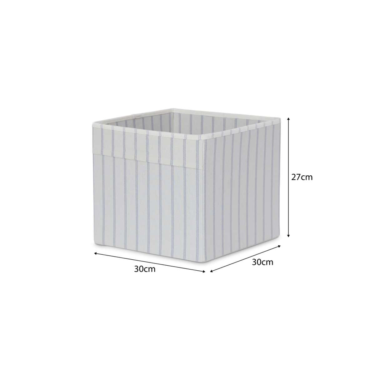 Byron Stripe Cube Basket