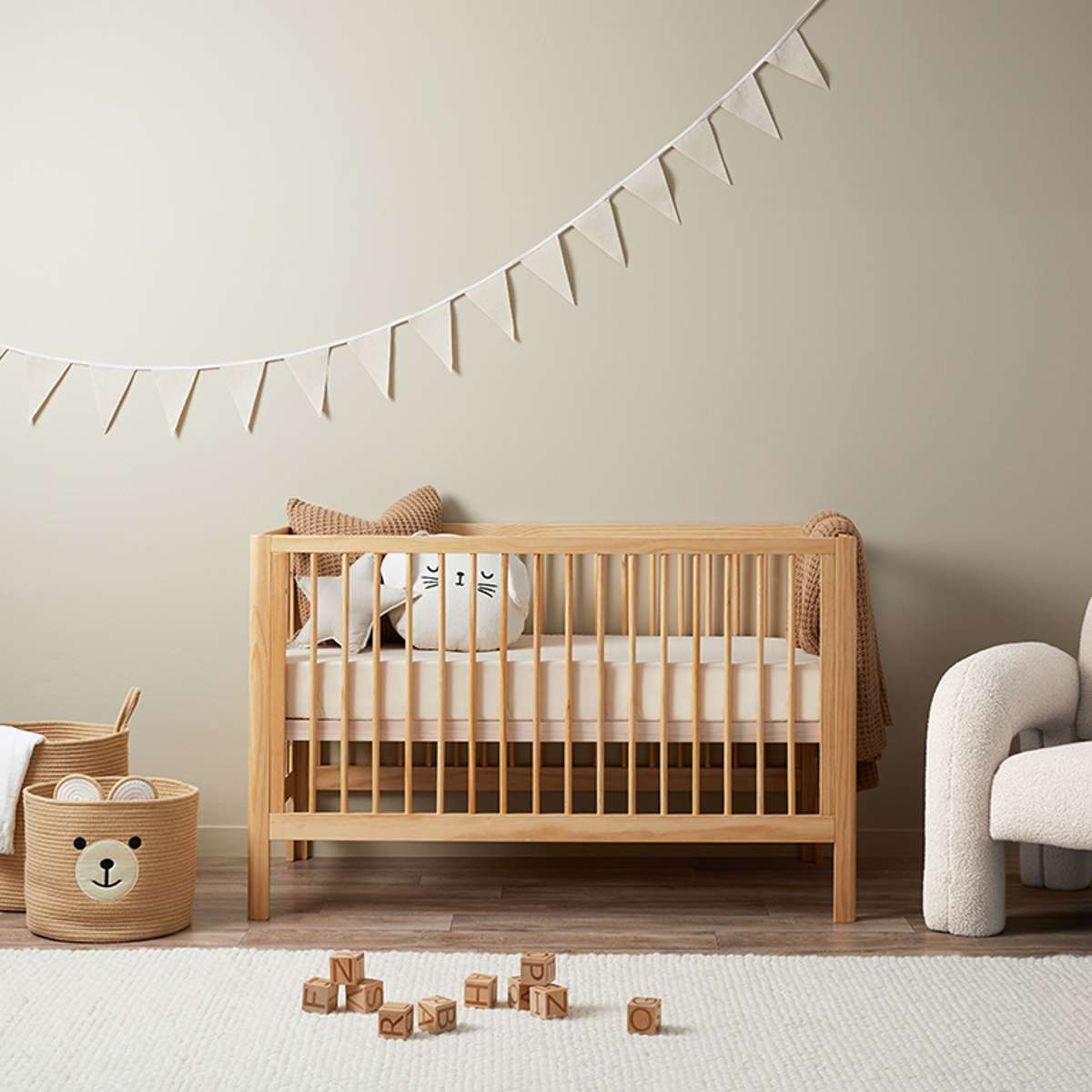 Octavia Coastal  3-in-1 Conversion Cot Bundle