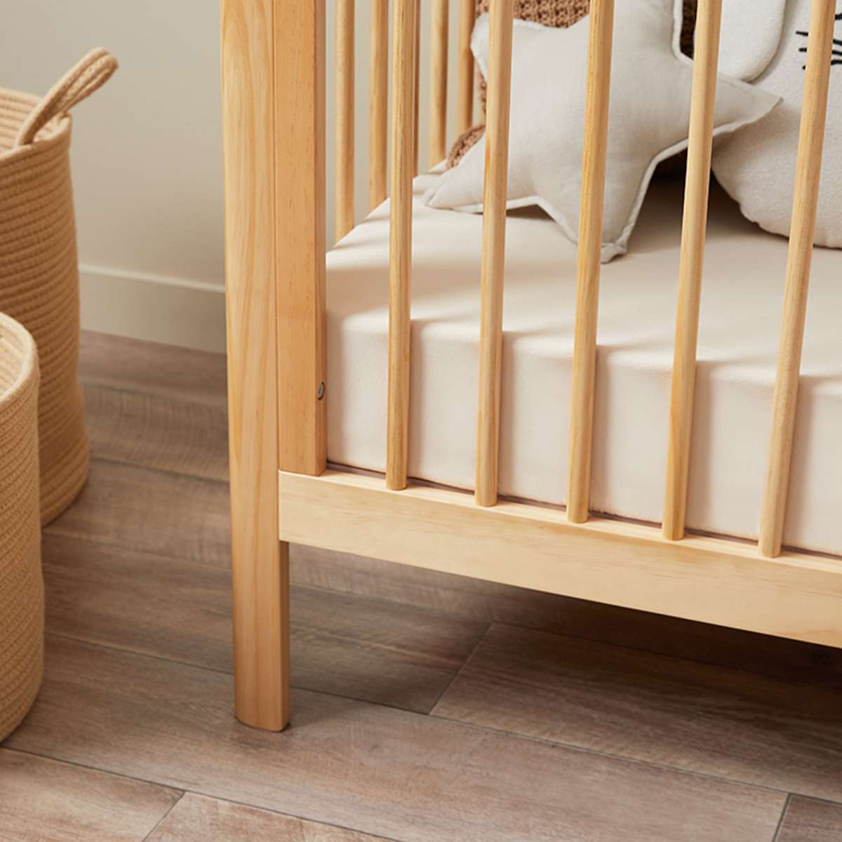 Octavia Coastal Cot - Natural
