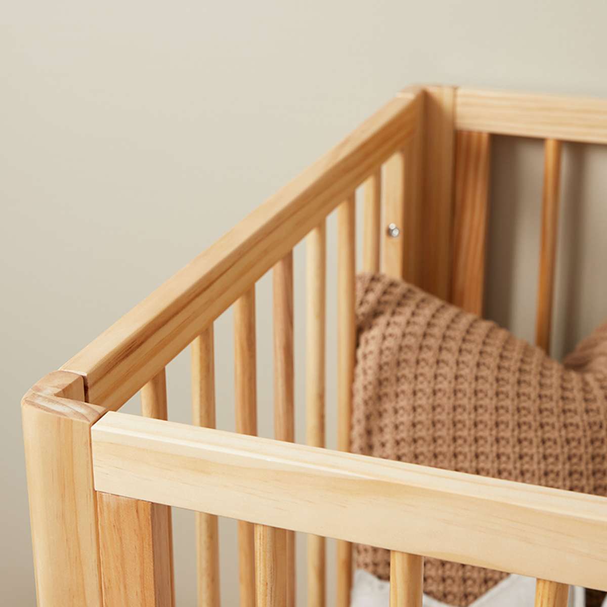 Octavia Coastal Cot - Natural