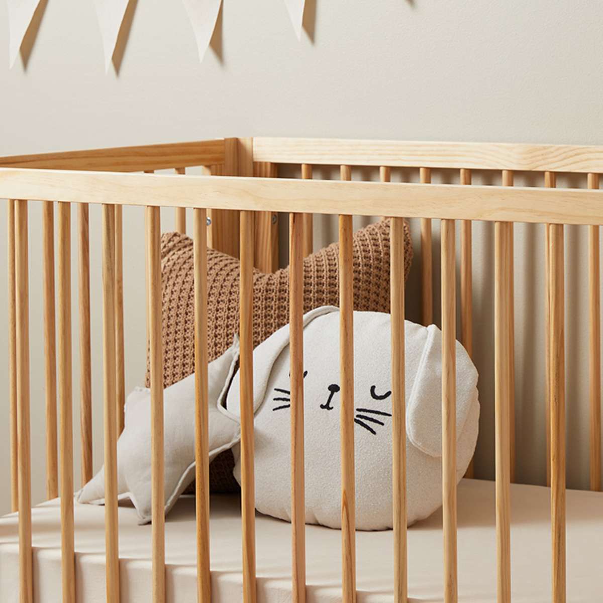 Octavia Coastal Cot - Natural