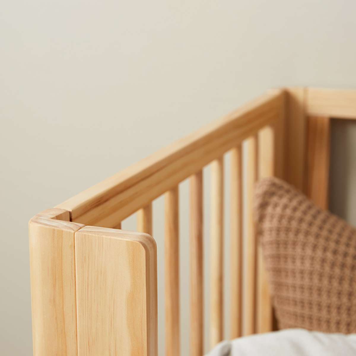Octavia Cot Toddler Bed Half Frame - Natural