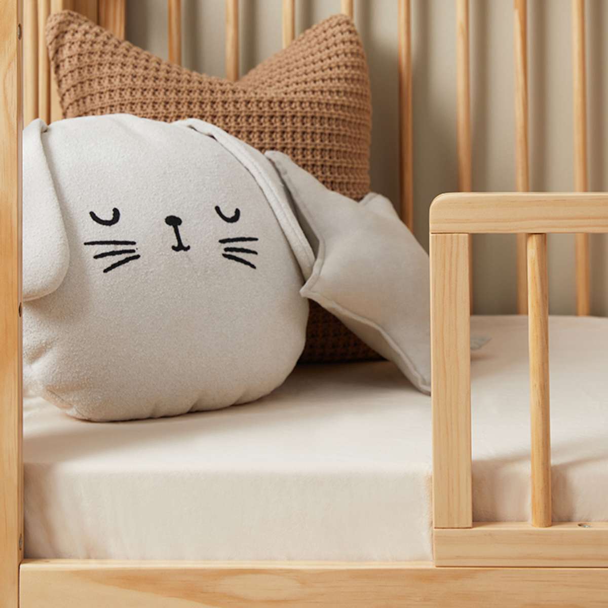 Octavia Cot Toddler Bed Half Frame - Natural