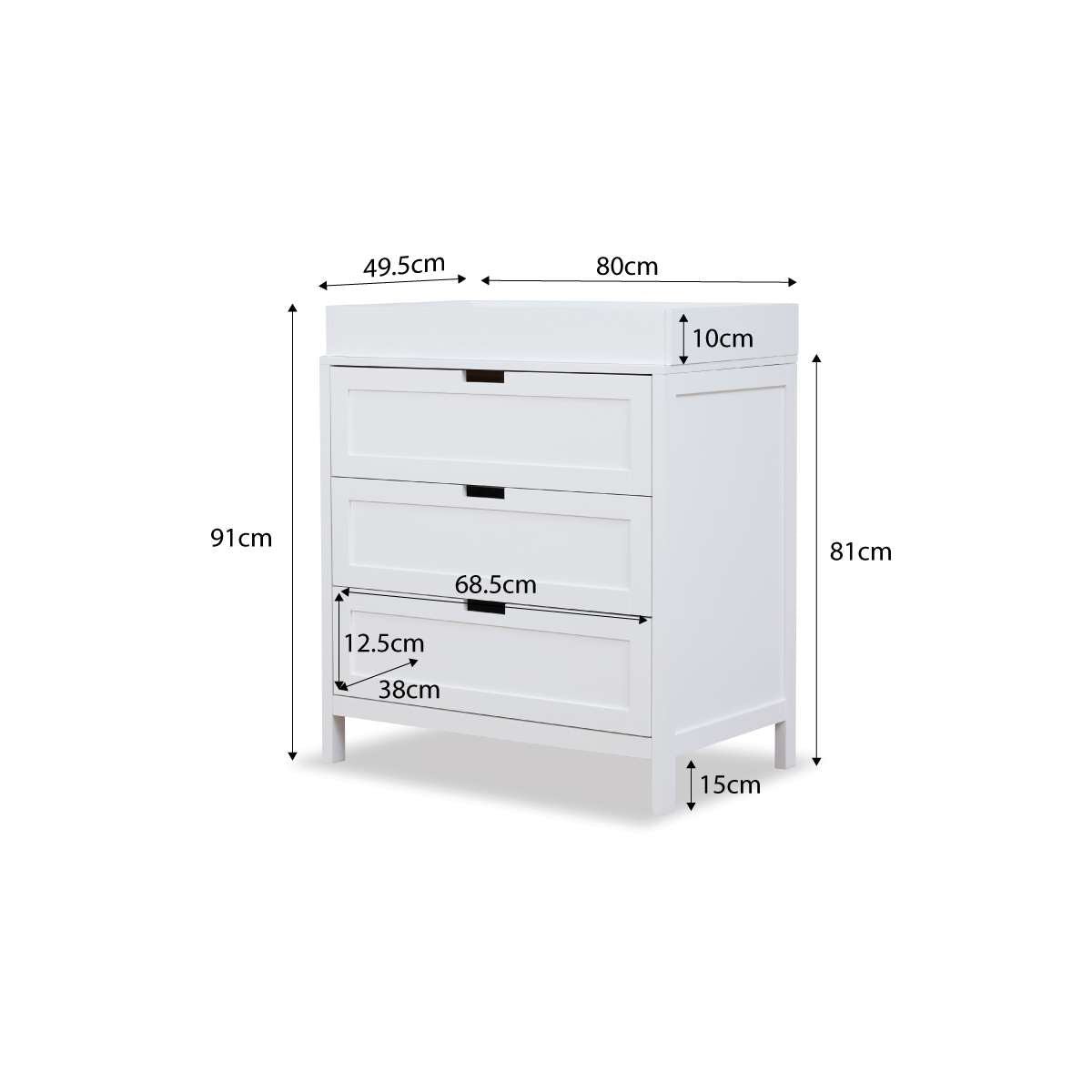 Harbor Four Piece Nursery Furniture Set