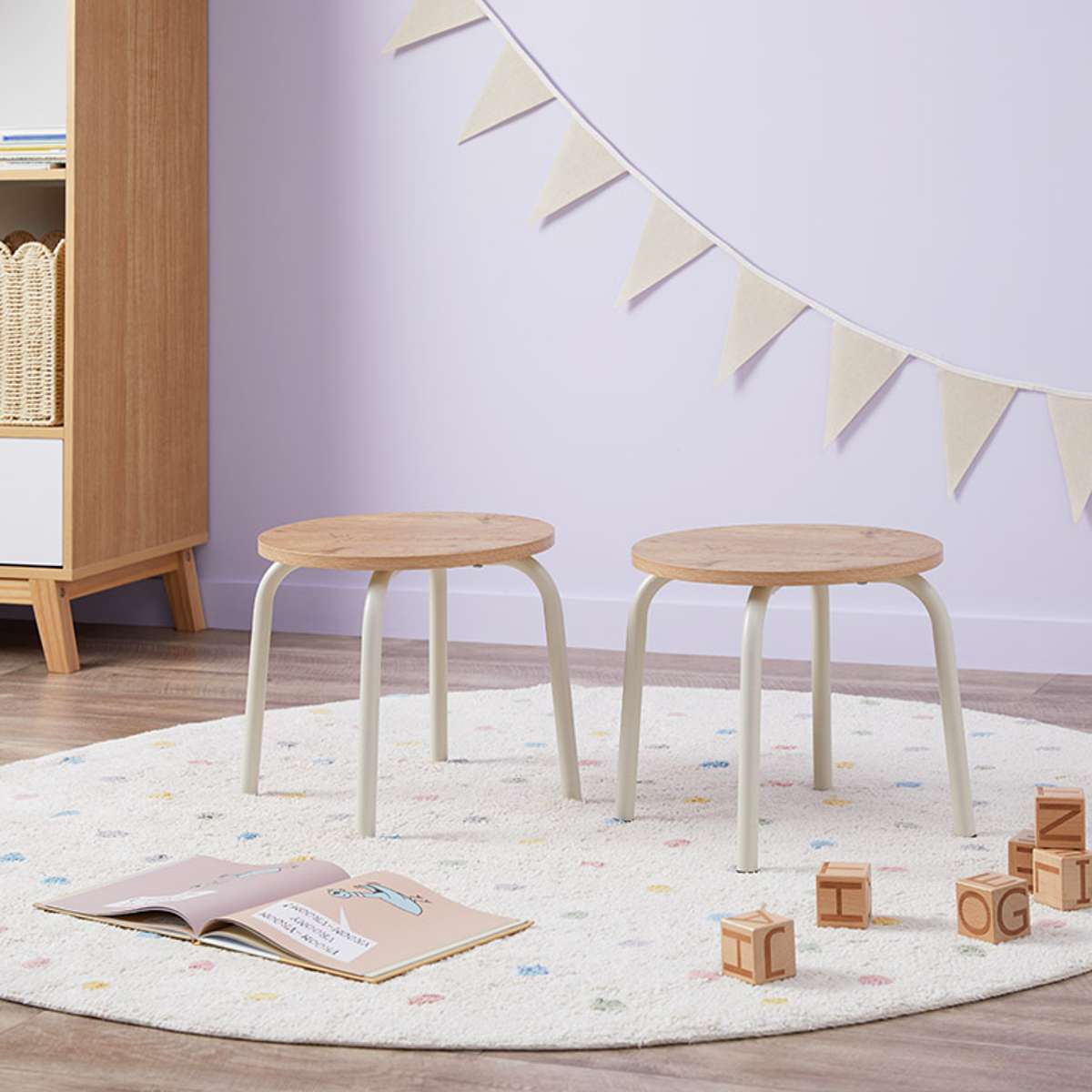 Mini Brixton Cream Two Seater Set