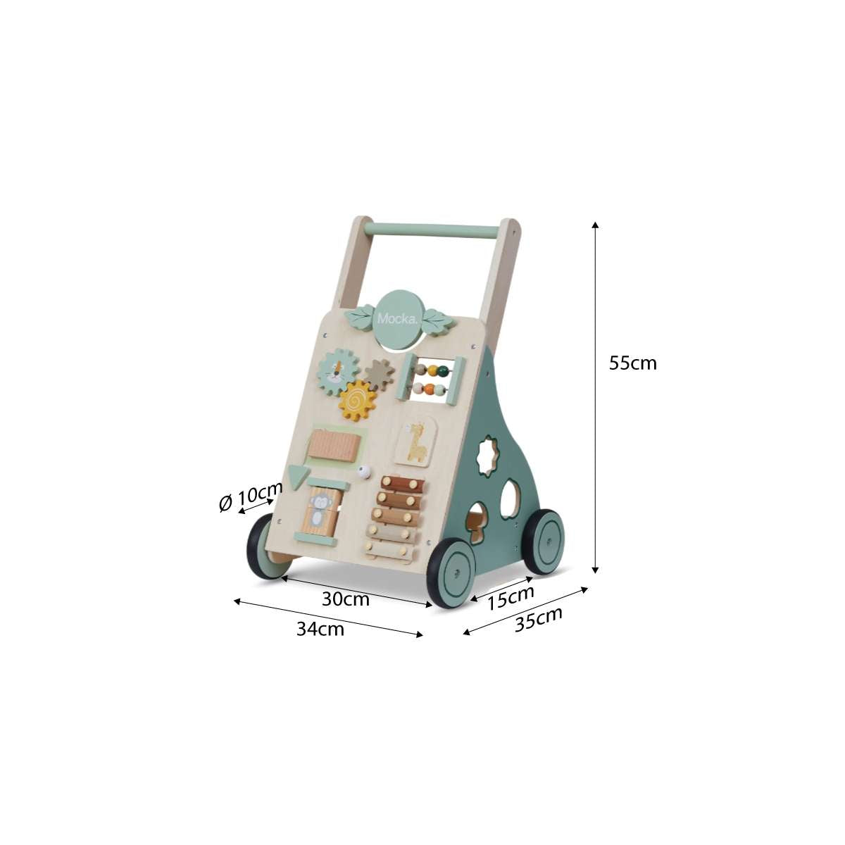 The Toddler Toys Bundle - Jungle Trolley and Mini Piano