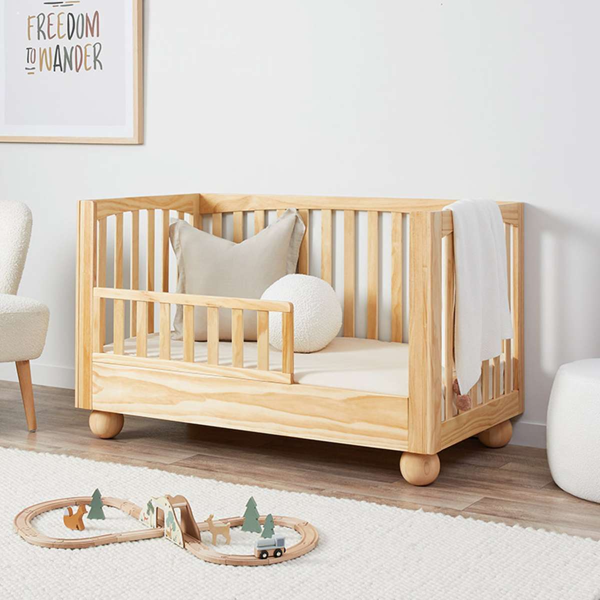 Blake Natural Five Piece Nursery Set