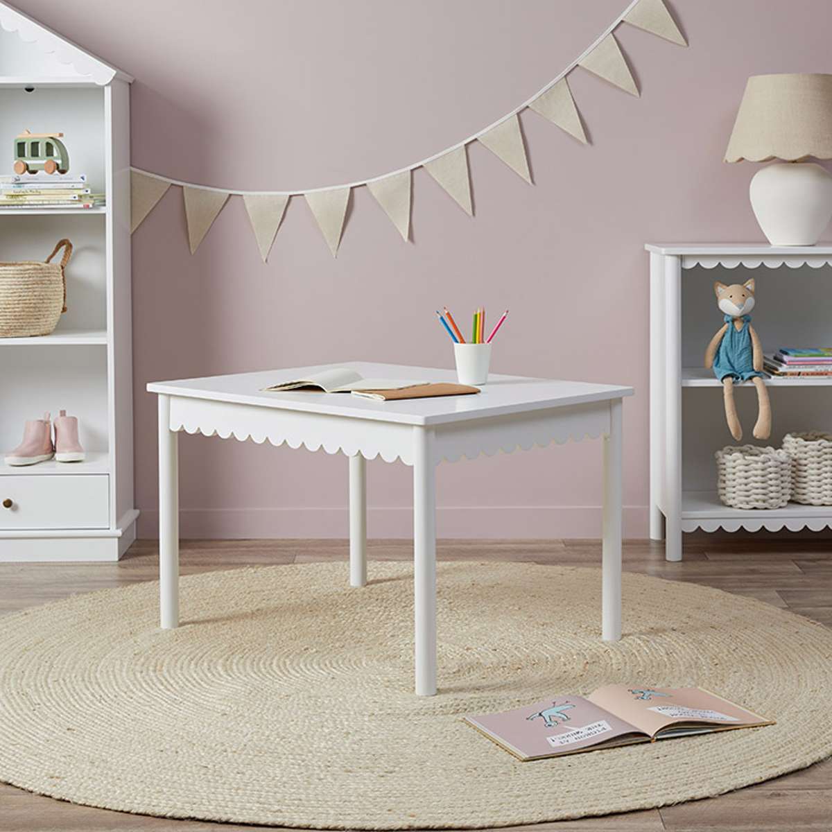 Mini Maisie Play Table + Bookcase Set