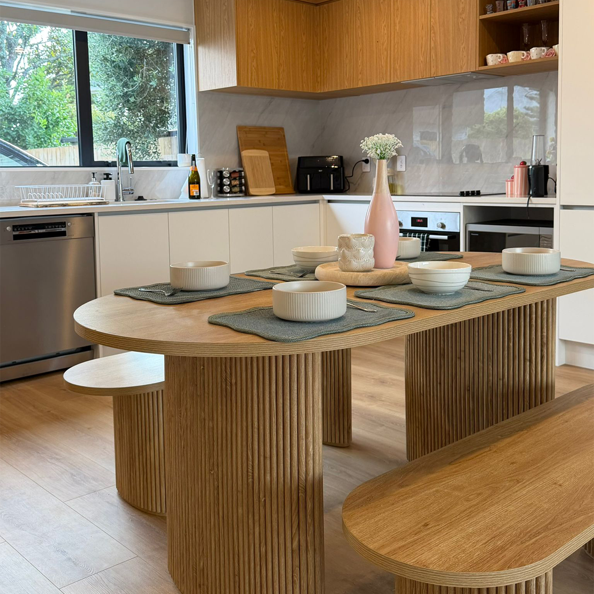 Amara Bench Seat - Natural