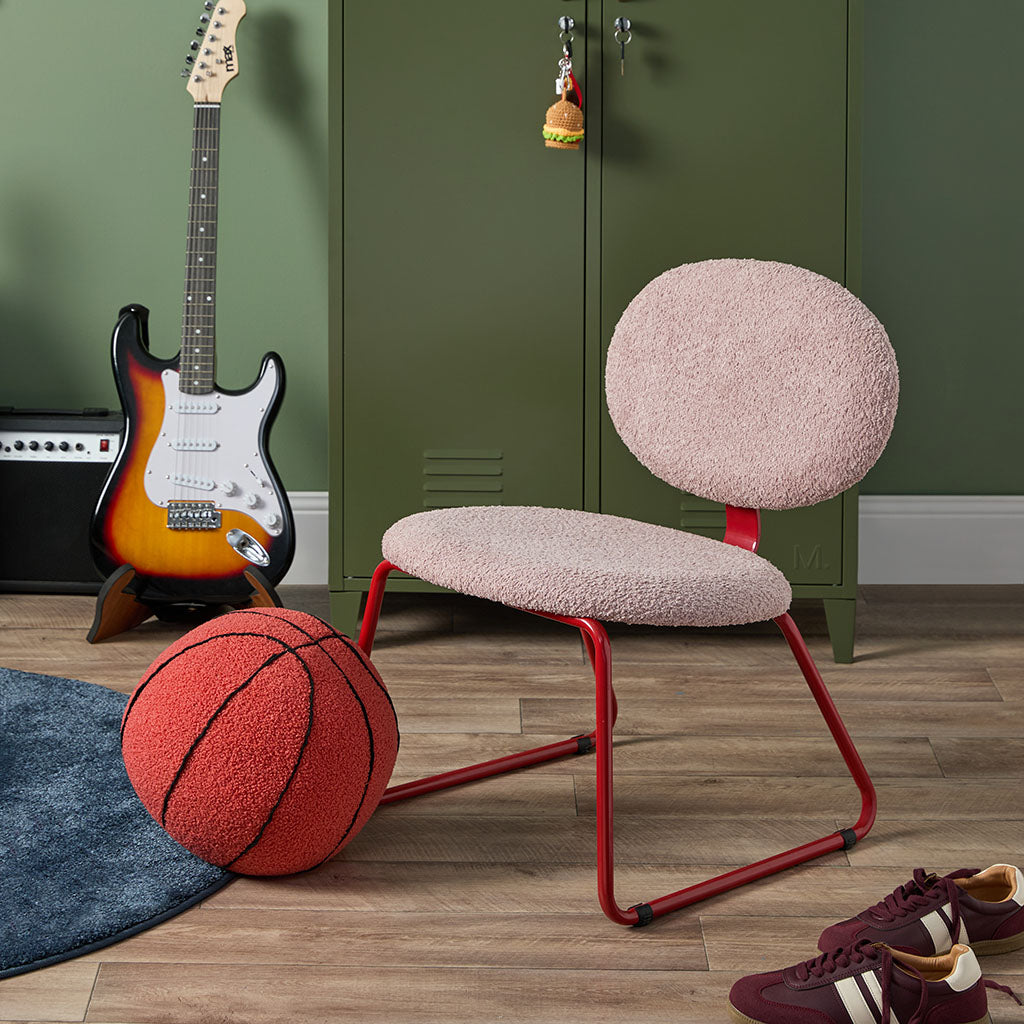 Charley Easy Chair - Pink/Red