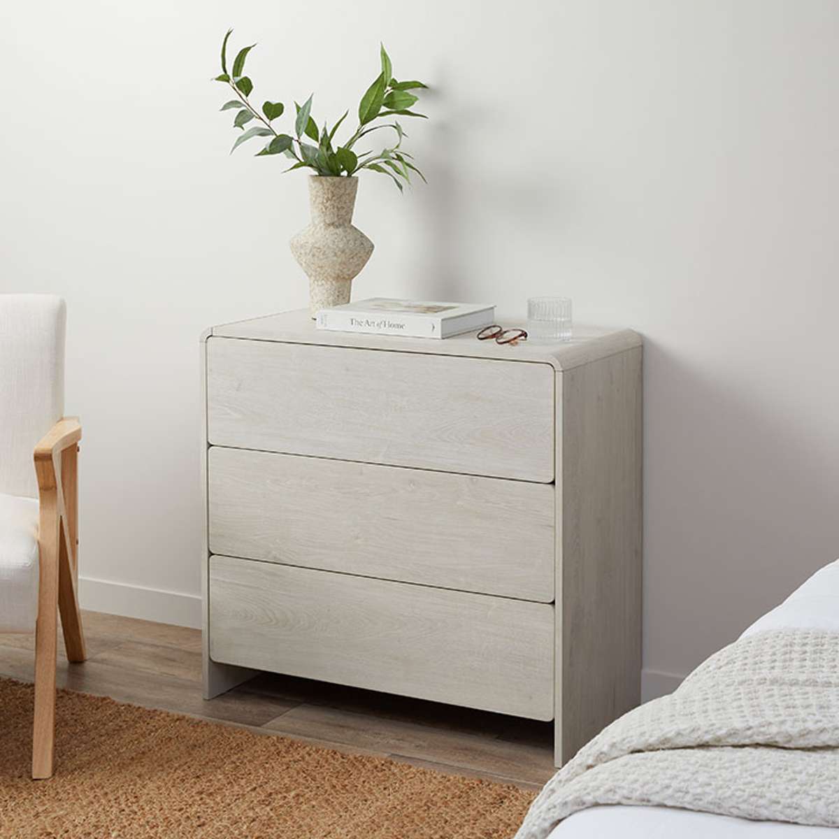 Owen Three Drawer - Cream