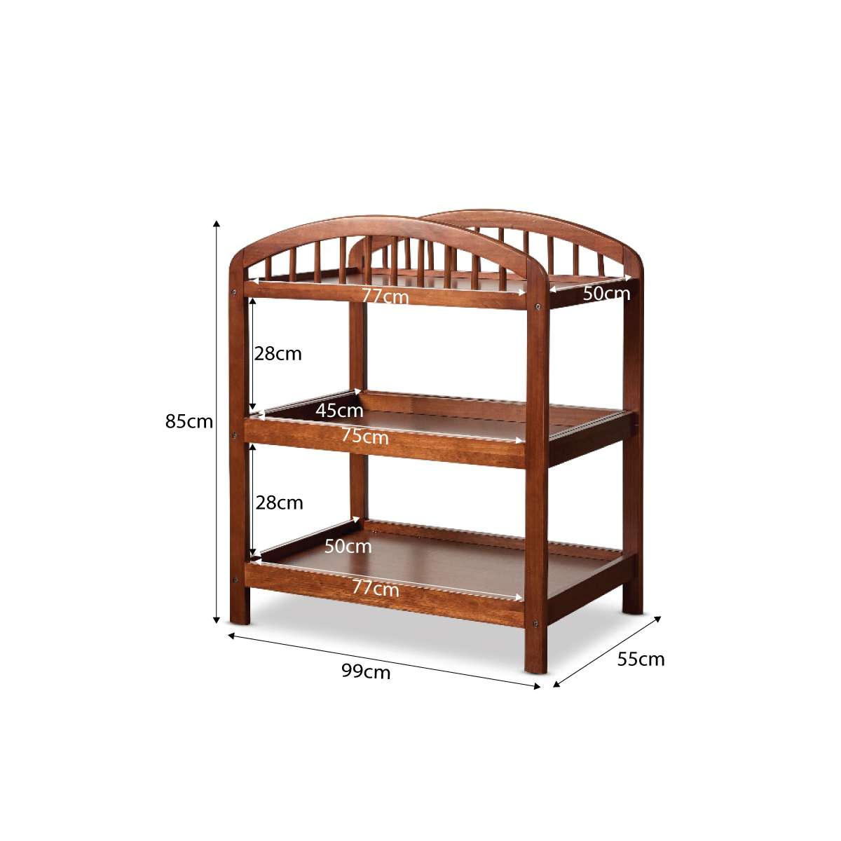Archie Hazelnut Four Piece Nursery Set