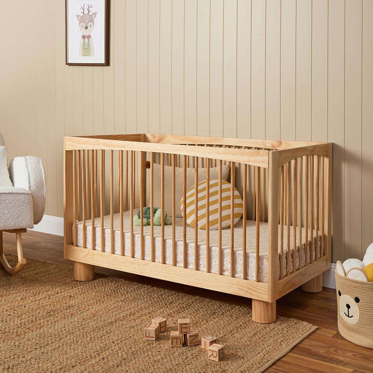 Addison Natural Four Piece Nursery Set