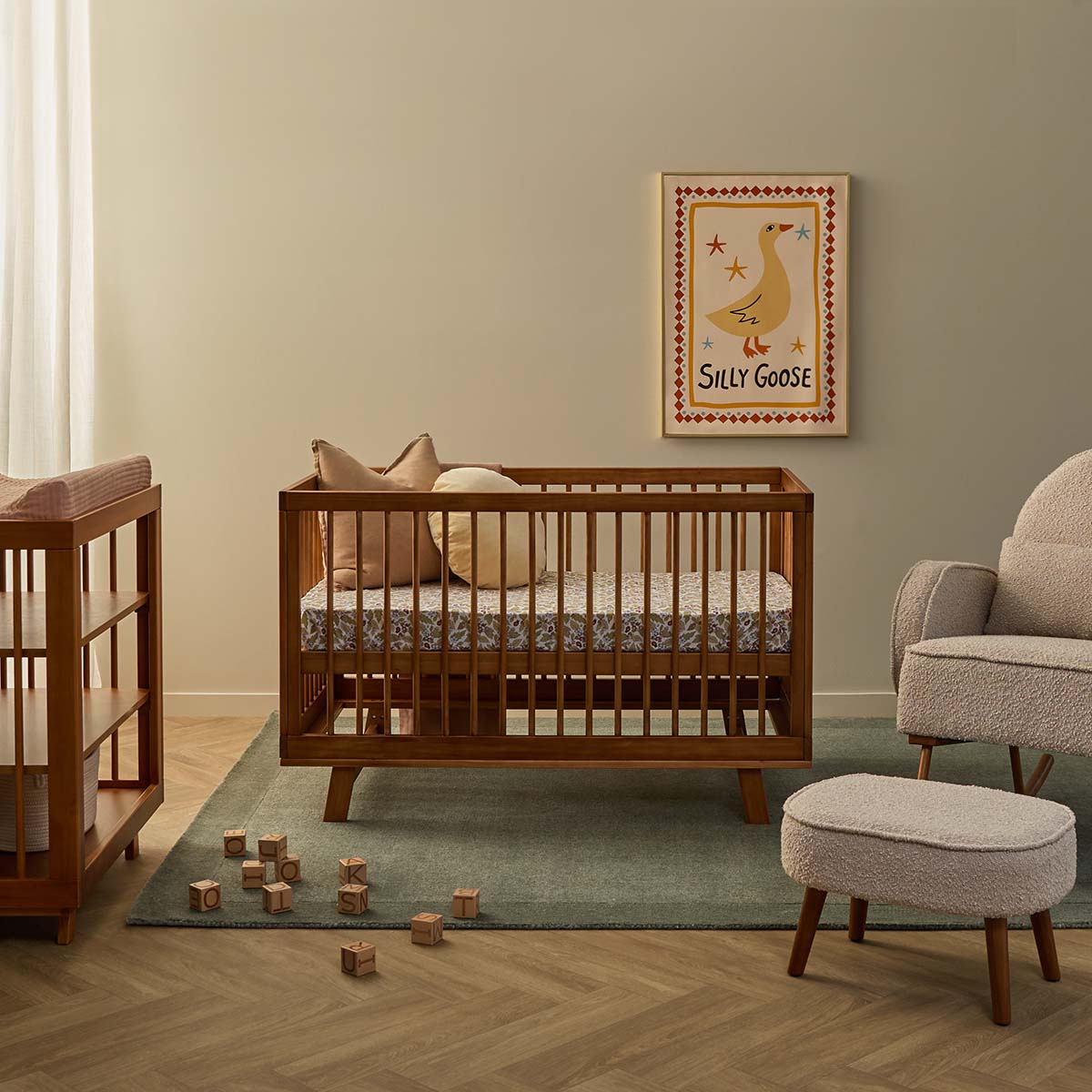 Aspen Classic Cot - Hazelnut