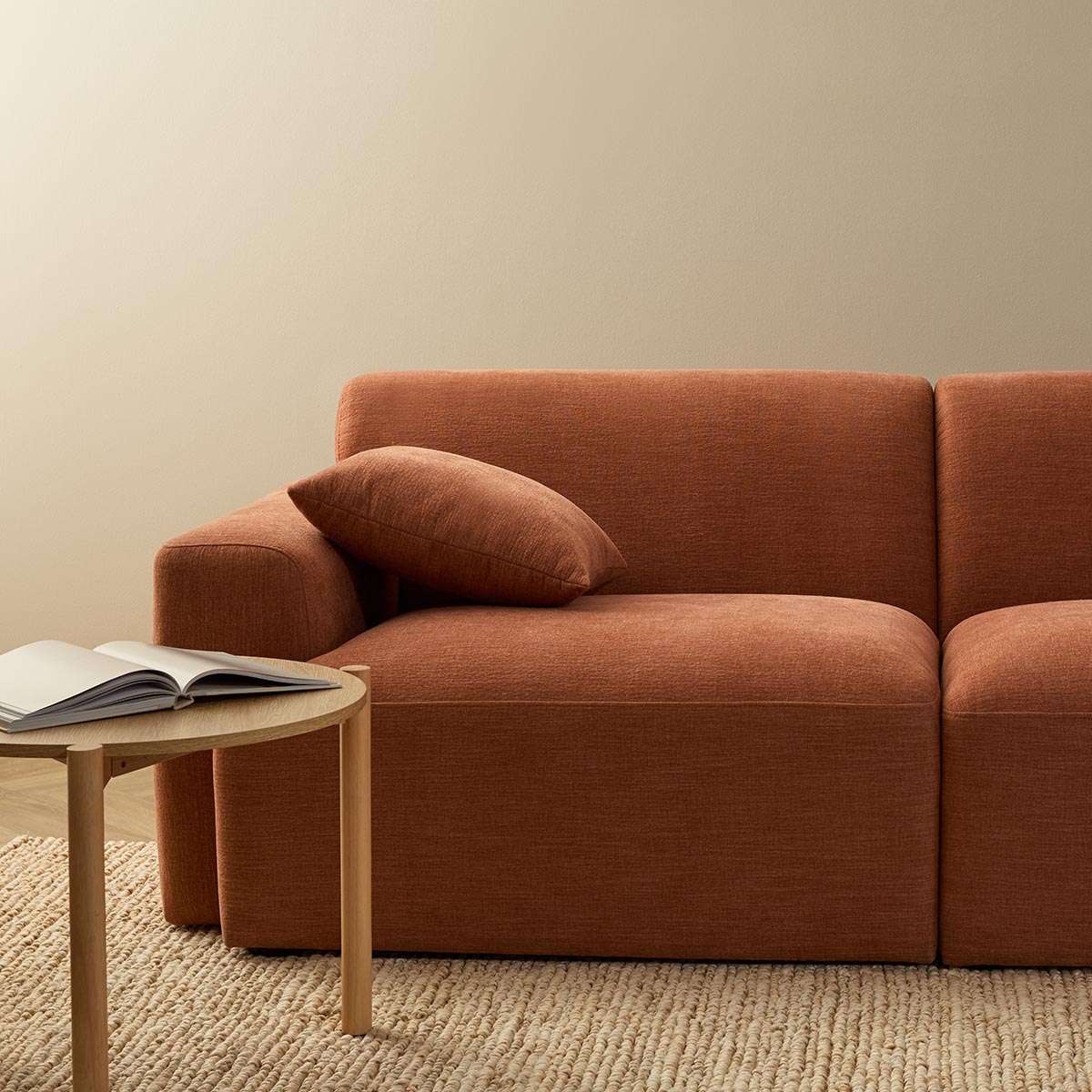 Dylan 2.5 Seater Sofa - Rust
