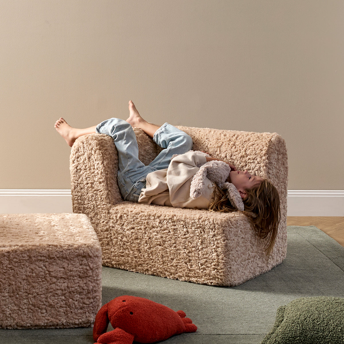 The Mini Chill Chaise Lounge - Beige