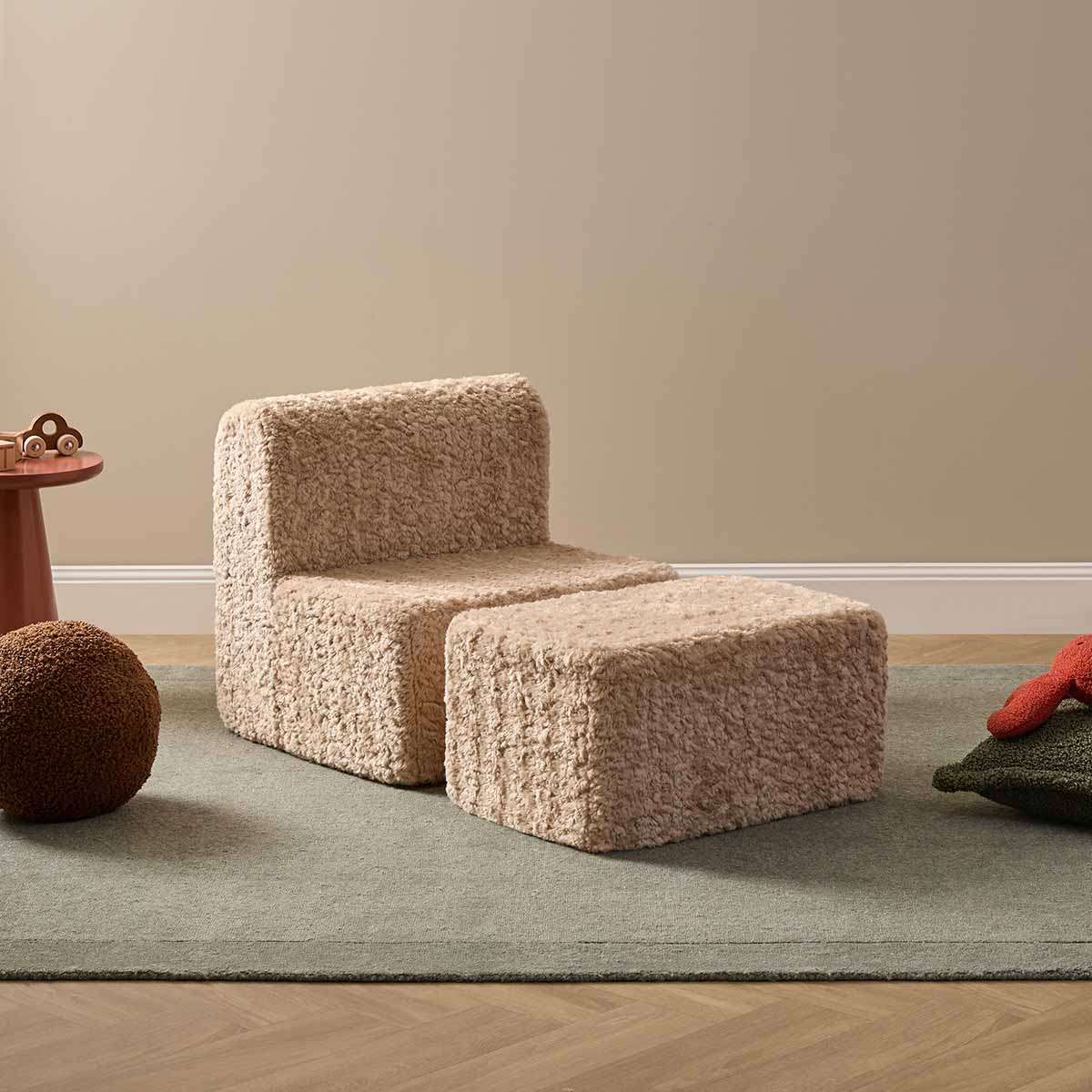 The Mini Chill Ottoman - Beige