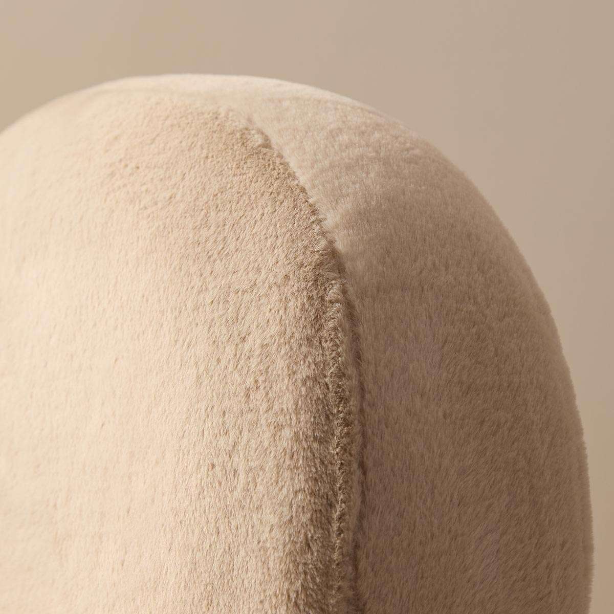 Teddy Bear Swivel Chair - Cream